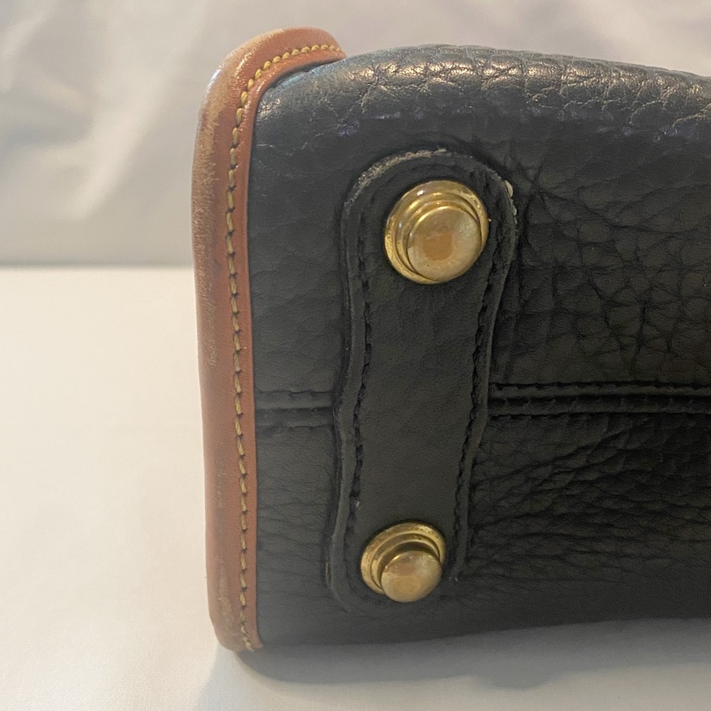 Vintage Dooney & Bourke All Weather Leather Top Zip Bag - Picture 3 of 16